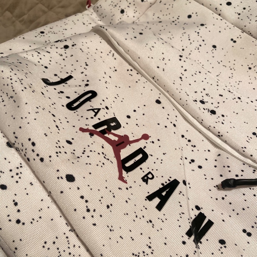 White Jordan backpack